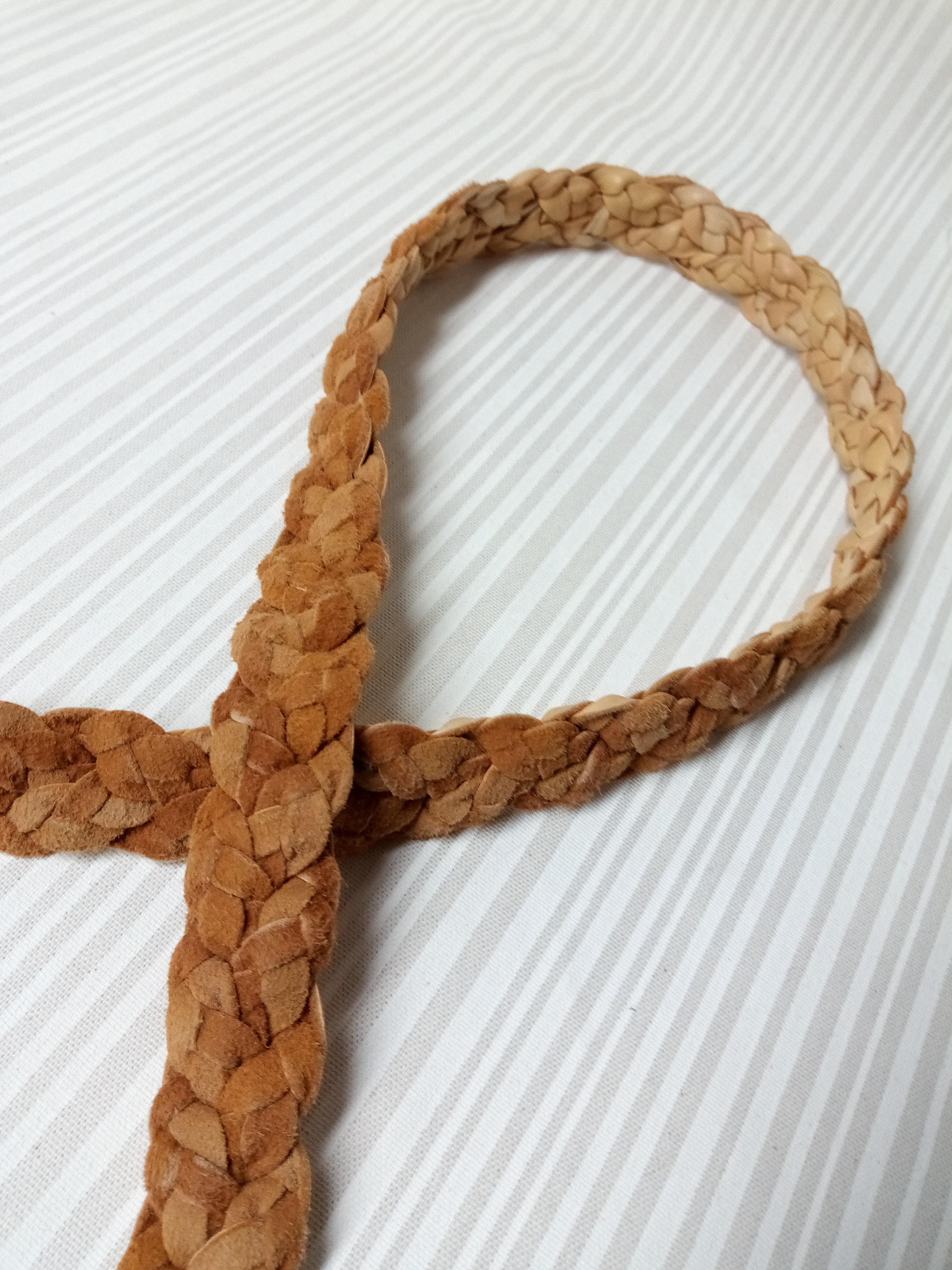 braided tie belt