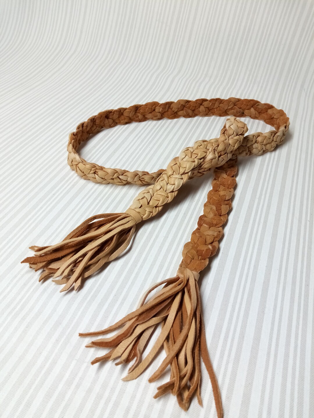 braided tie belt