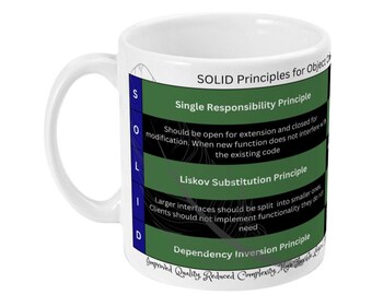 Software-Entwickler-Tasse für SOLID Design Principles