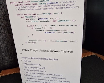 Grußkarte für Software Engineer