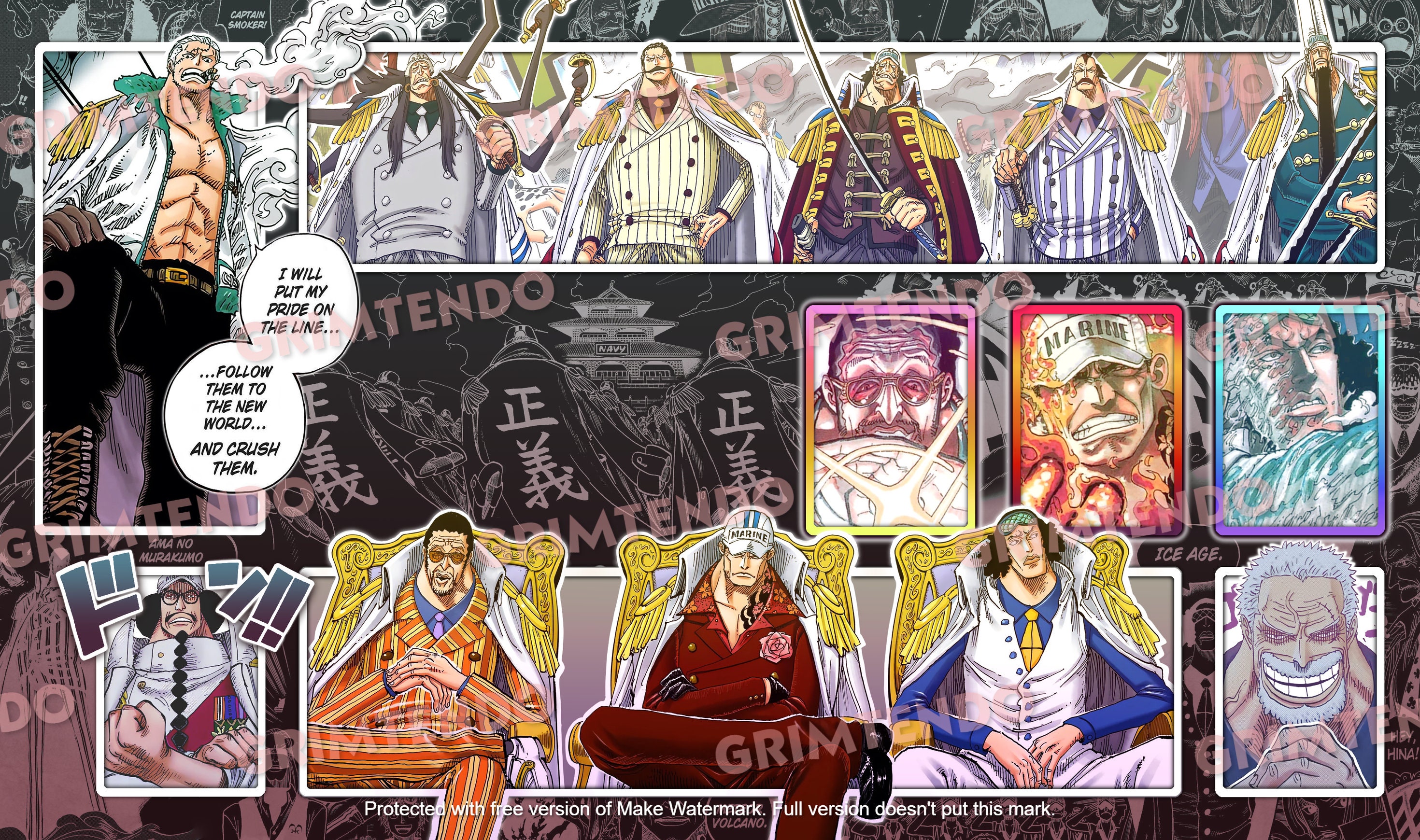 One Piece TCG Navy Playmat Etsy 日本