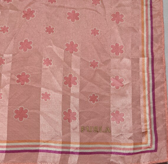 Furla Vintage Handkerchief 23 X 23 Inches - image 4