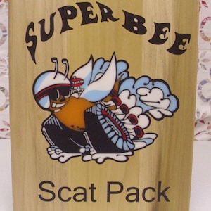 Superbee Scat Pack Epoxy Resin Inlay
