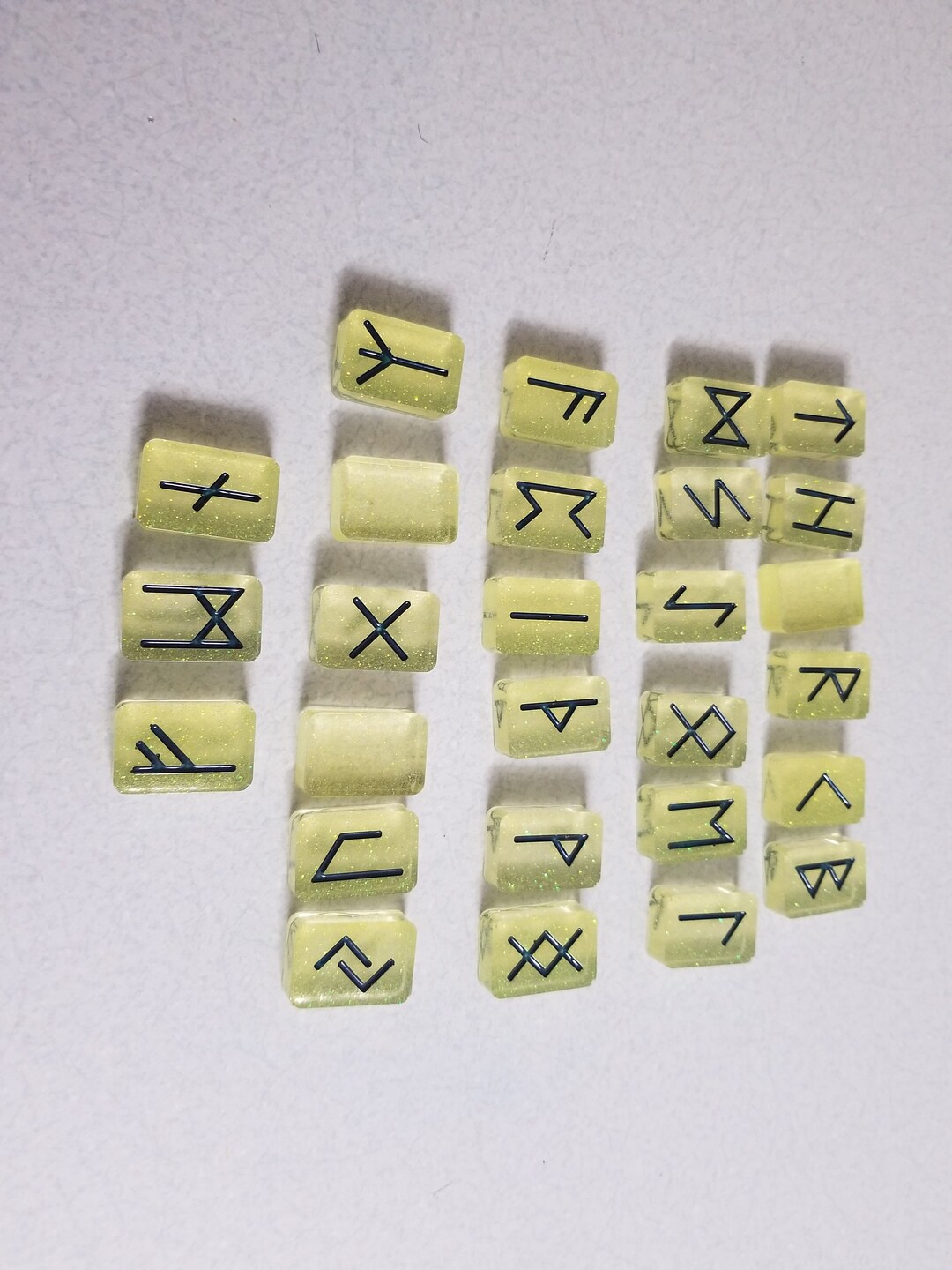 Enchanted Rune Stone: Epoxy Resin Miniature - Etsy