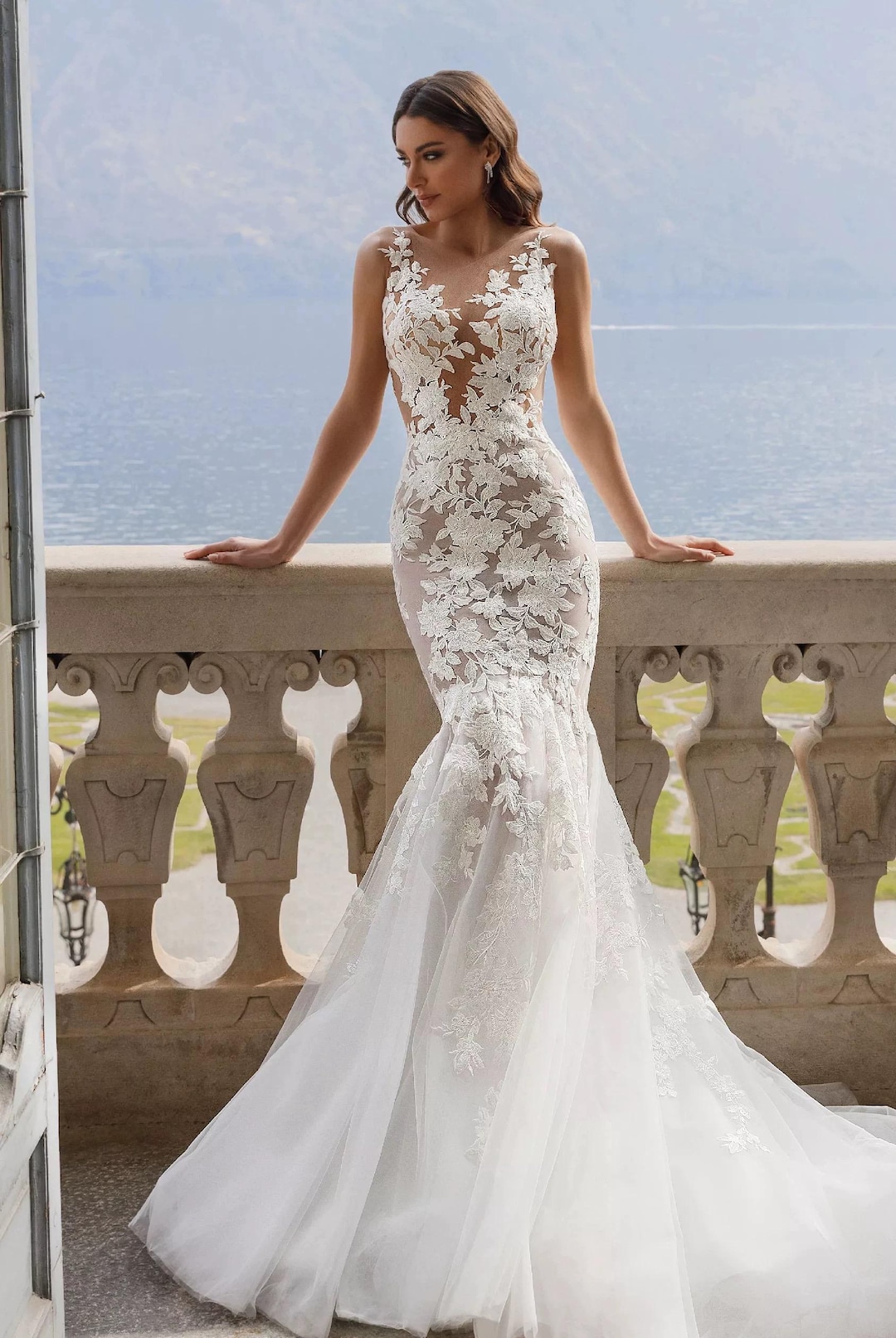 Evening Gown Bride Engagement Dress French Bridesmaid Dress