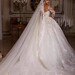 Stunning Wedding Dress Sequins Beads Appliques Glitter Bride Gown 63 - Etsy