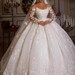 Stunning Wedding Dress Sequins Beads Appliques Glitter Bride Gown 63 - Etsy