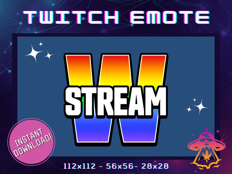 W Stream Twitch Emote Youtube Emote Discord Emote Community Emote