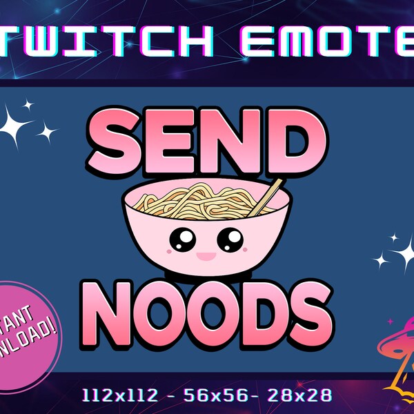 Animated Noodles Emote Etsy