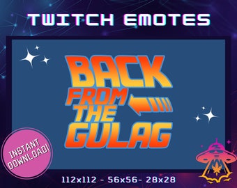 Back from the Gulag Twitch Emote | Warzone Emote | Call of Duty Emote | Streamer | YouTube | Discord | Twitch | Warzone Emote | Gulag Emote