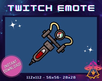 Stimpak Twitch Emote | YouTube Emote | Discord Emote | Community Emote | Streamer Emote | Funny Emote | Vault Tec Emote | Pip Boy Emote