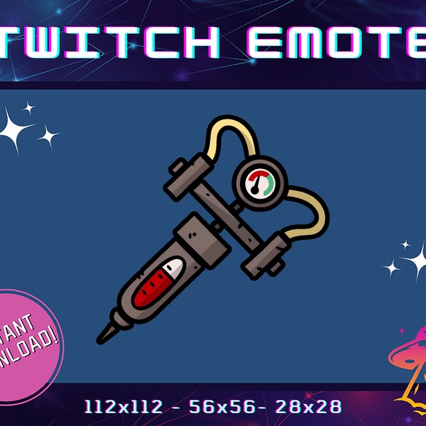 Stimpak Twitch Emote | YouTube Emote | Discord Emote | Community Emote | Streamer Emote | Funny Emote | Vault Tec Emote | Pip Boy Emote