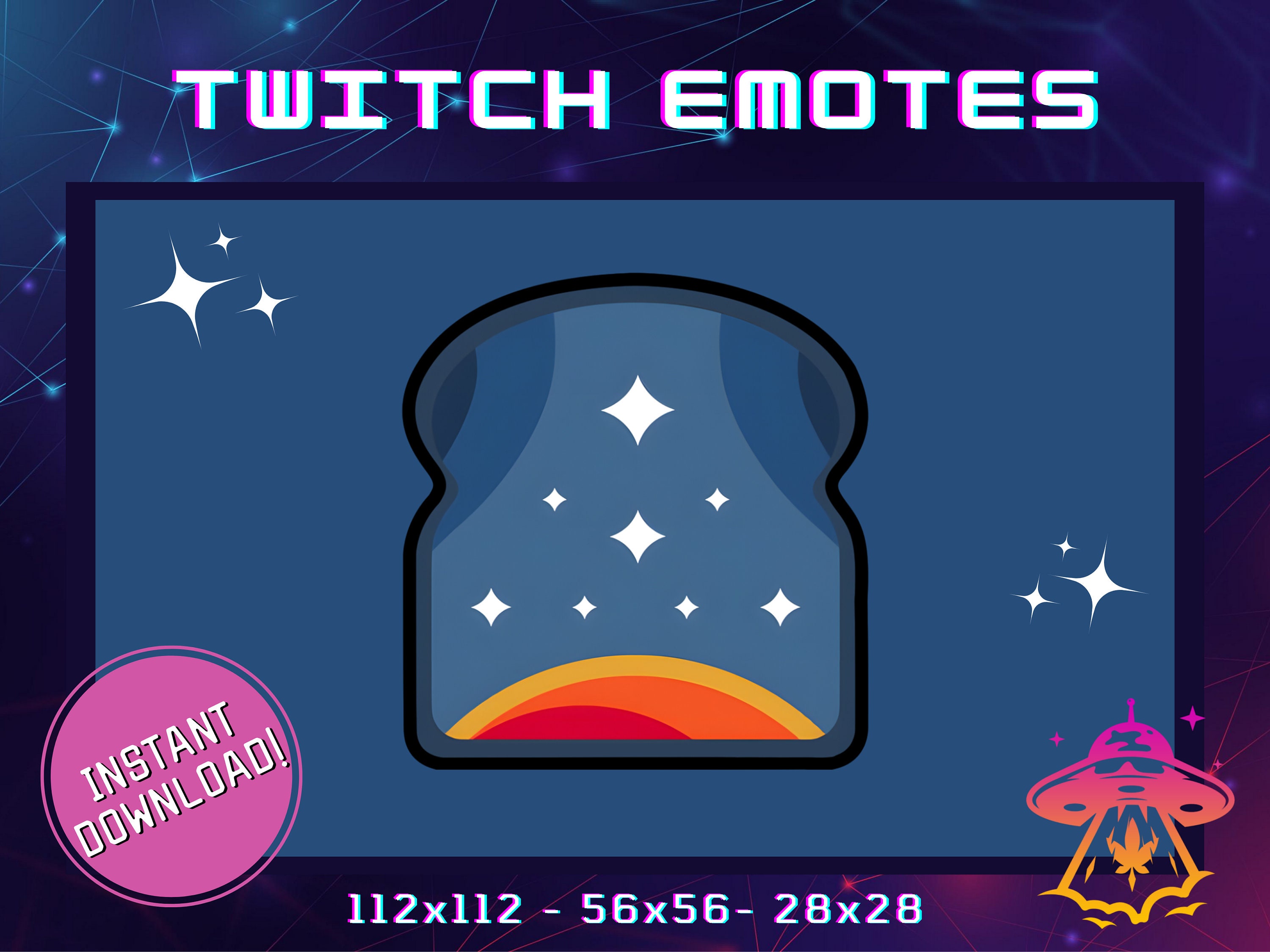 Starfield Sandwich Twitch Emote Youtube Emote Discord Emote Community