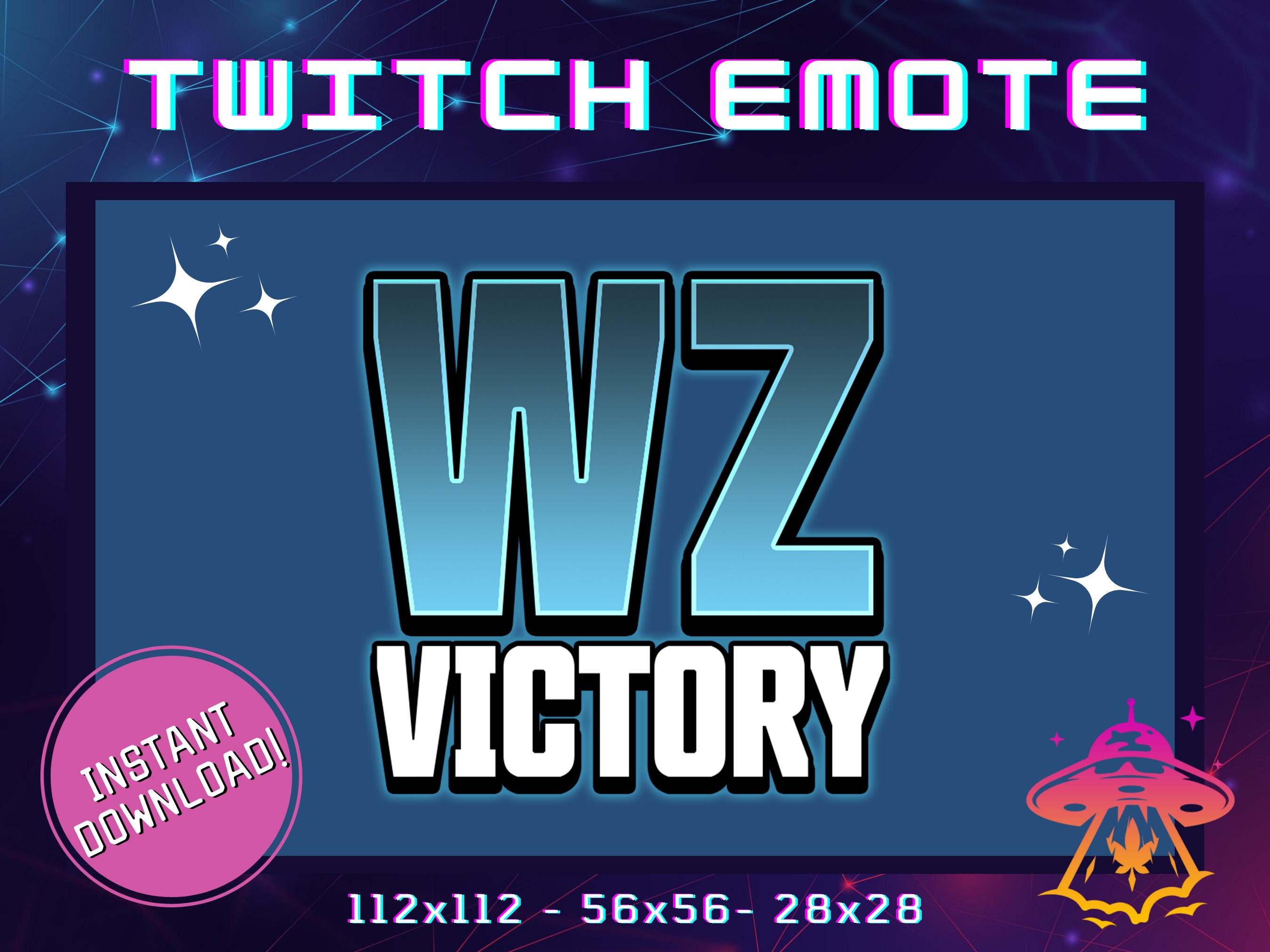 Warzone Victory Twitch Emote Warzone Emote Call of Duty Emote Streamer