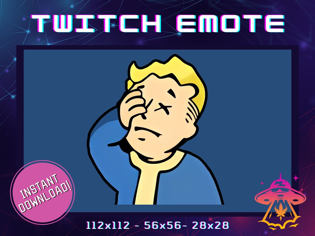 Vault Boy Fallout Emote Pip Boy Emote Disappointed Emote Streamer Emote vault-boy-fallout-emote-pip-boy-emote-disappointed-emote-streamer-emote