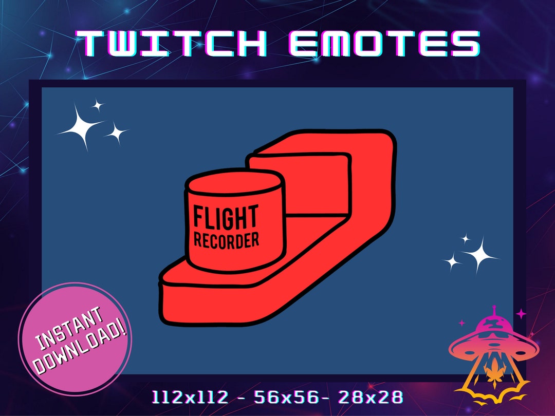 Black Box Recorder Twitch Emote Youtube Emote Discord Emote Community