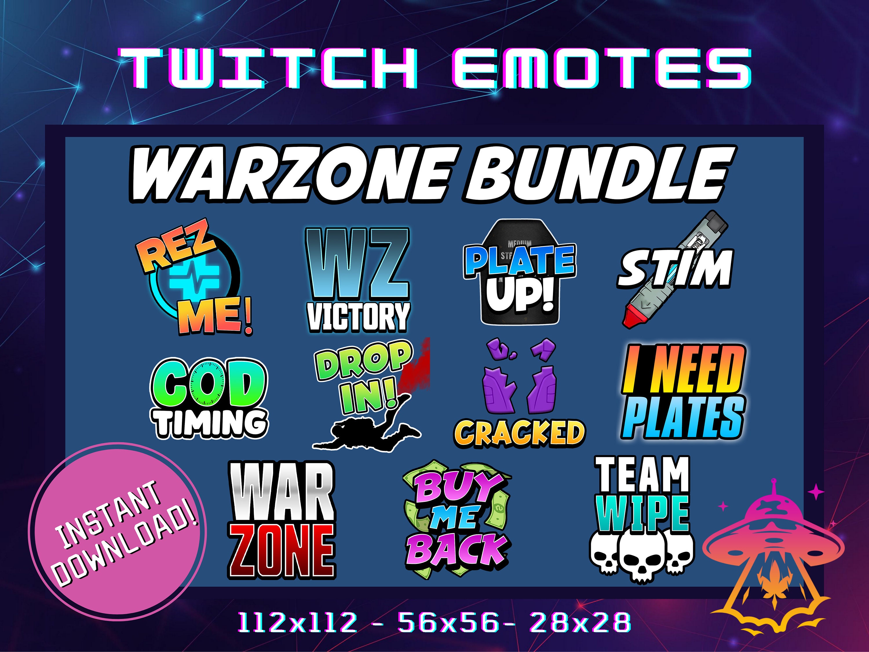 Warzone Bundle Emotes Youtube Emote Discord Emote Community Emote