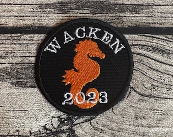 Wacken 2023 Parche/Bordado Caballito de Mar