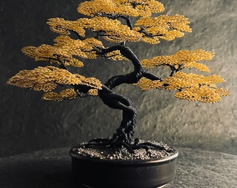 Moyogi, Wire Bonsai, Suitable for garden decoration, a great gift for a new home.