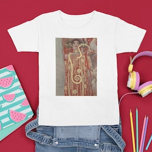 Gustav Klimt Hygieia T-Shirt: Art Nouveau Symbolist Goddess Tee
