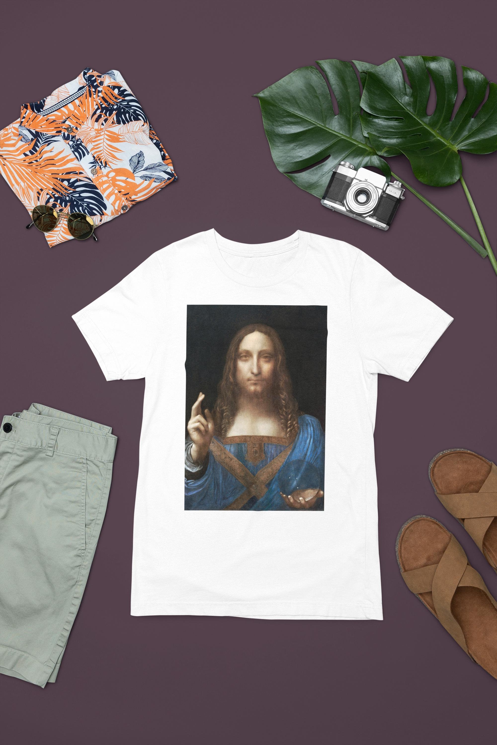 Salvator Mundi T-Shirt: Leonardo da Vinci Renaissance Art Tee