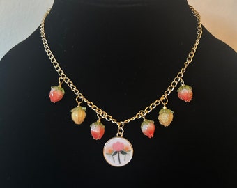 Holographic Bud Necklace