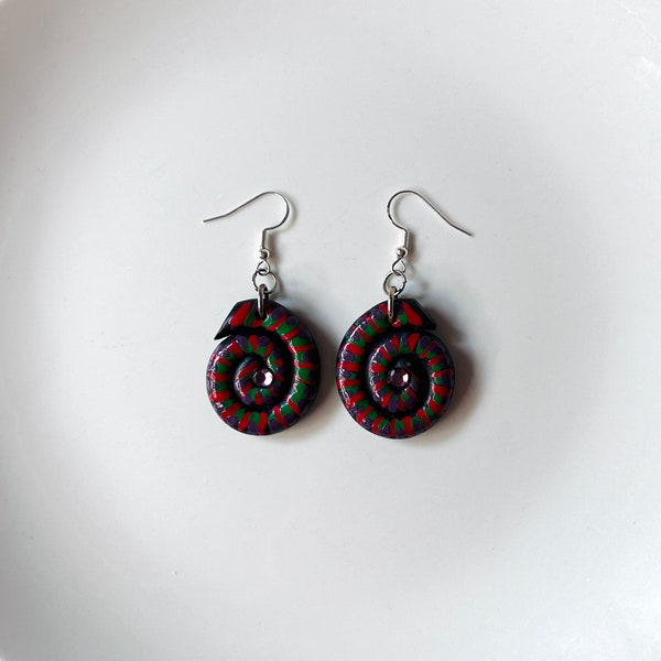 Funky Spiral Earrings