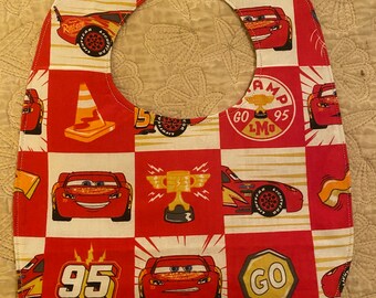 Lightening McQueen - Cars Movie Themed Baby Bib