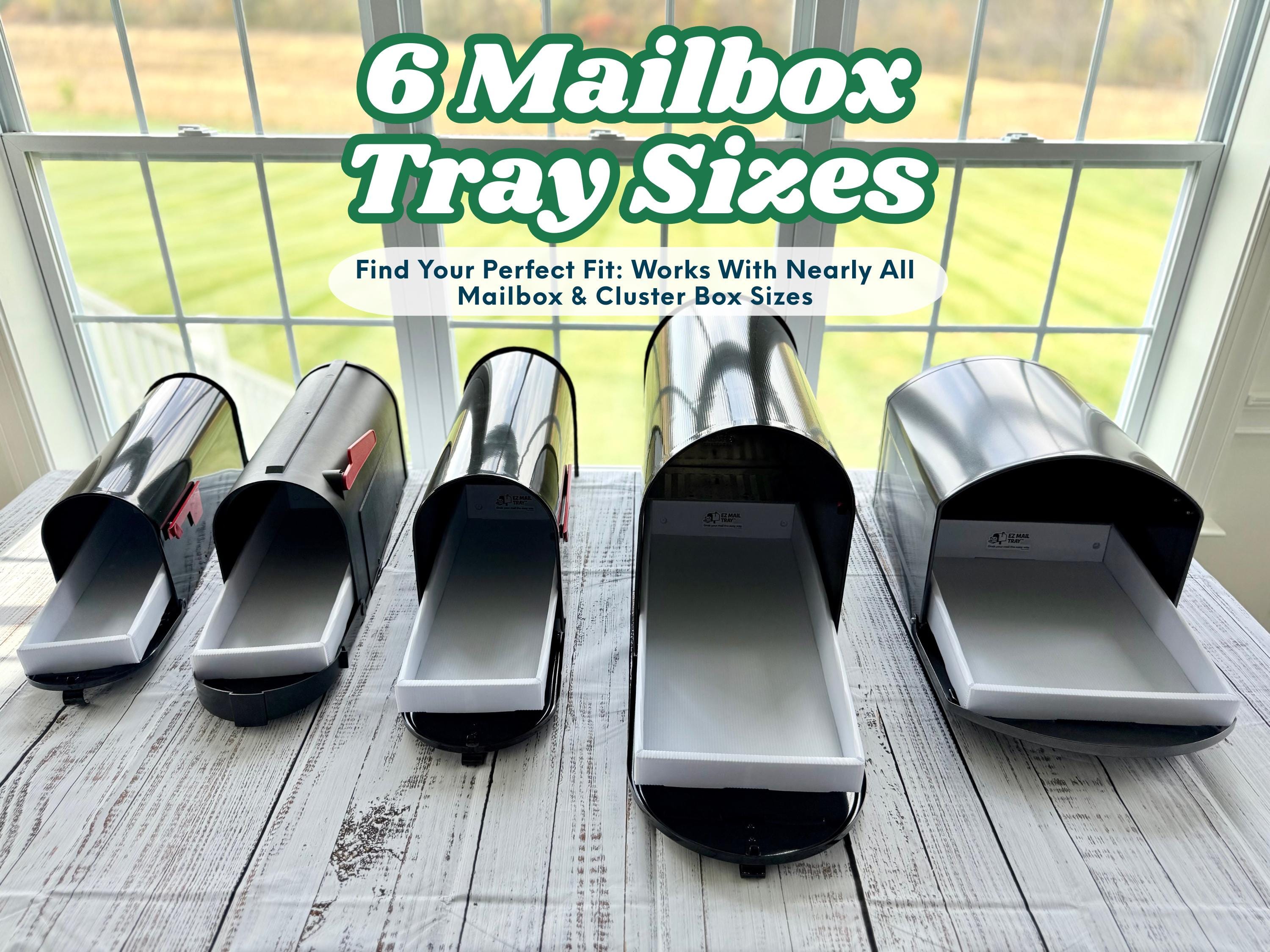Mailbox Tray Insert for Easy Mail Retrieval — EZ Mail Tray