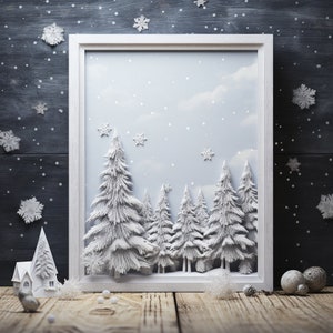 Feliz Navidad a todos ustedes Tarjeta de felicitación de Navidad, Tarjeta de felicitación de Navidad, Tarjeta imprimible, Regalo para un amigo, Regalo para la familia
