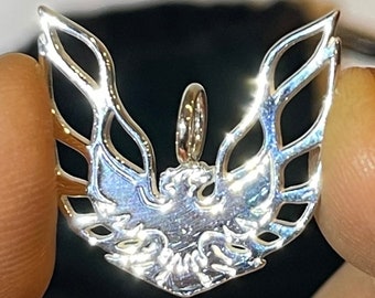 Sterling Silver Pendant Trans Am Firebird Formula Phoenix