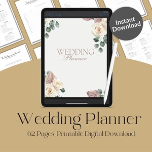 GOODNOTES Wedding Planner, Minimalist Wedding Planner, Wedding Planning Bundle, Wedding Planner Book, iPad Wedding Planner,Wedding Goodnotes