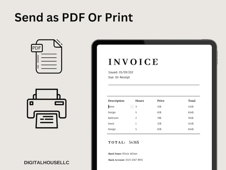Invoice template google doc invoice template editable invoice template