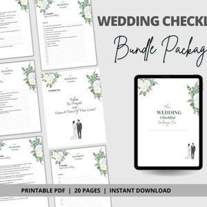 Wedding Checklist Printable ,Wedding Checklist Template ,Wedding Checklist Digital , Printable Wedding Checklist,Wedding Planning Pages PDF