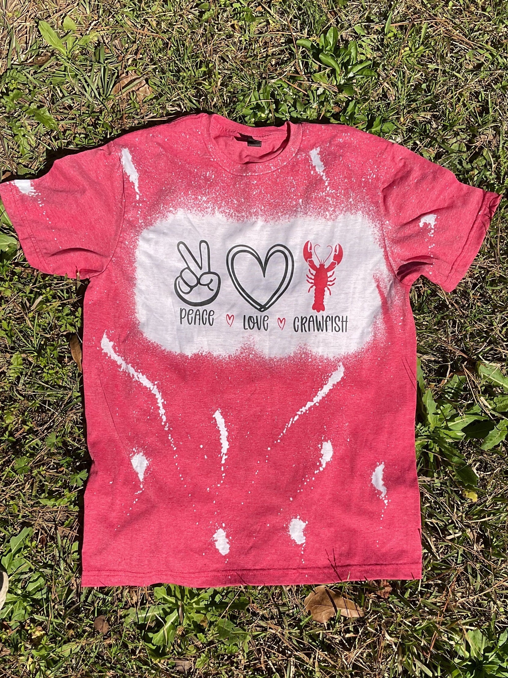 Peace, Love, & Crawfish T-Shirt