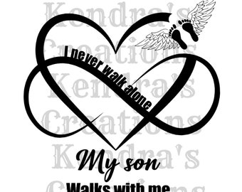 Never Walk Alone Decal_Son PNG & SVG