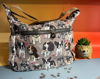 Fashion dog lover Shoulder Crossbody Bag for Women Messenger Bags Waterproof Nylon Ladies Handbag