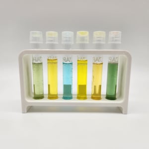 Soporte para tubos de ensayo de acuario, rejilla de secado, soporte para kit de prueba API Master, agua dulce o salada