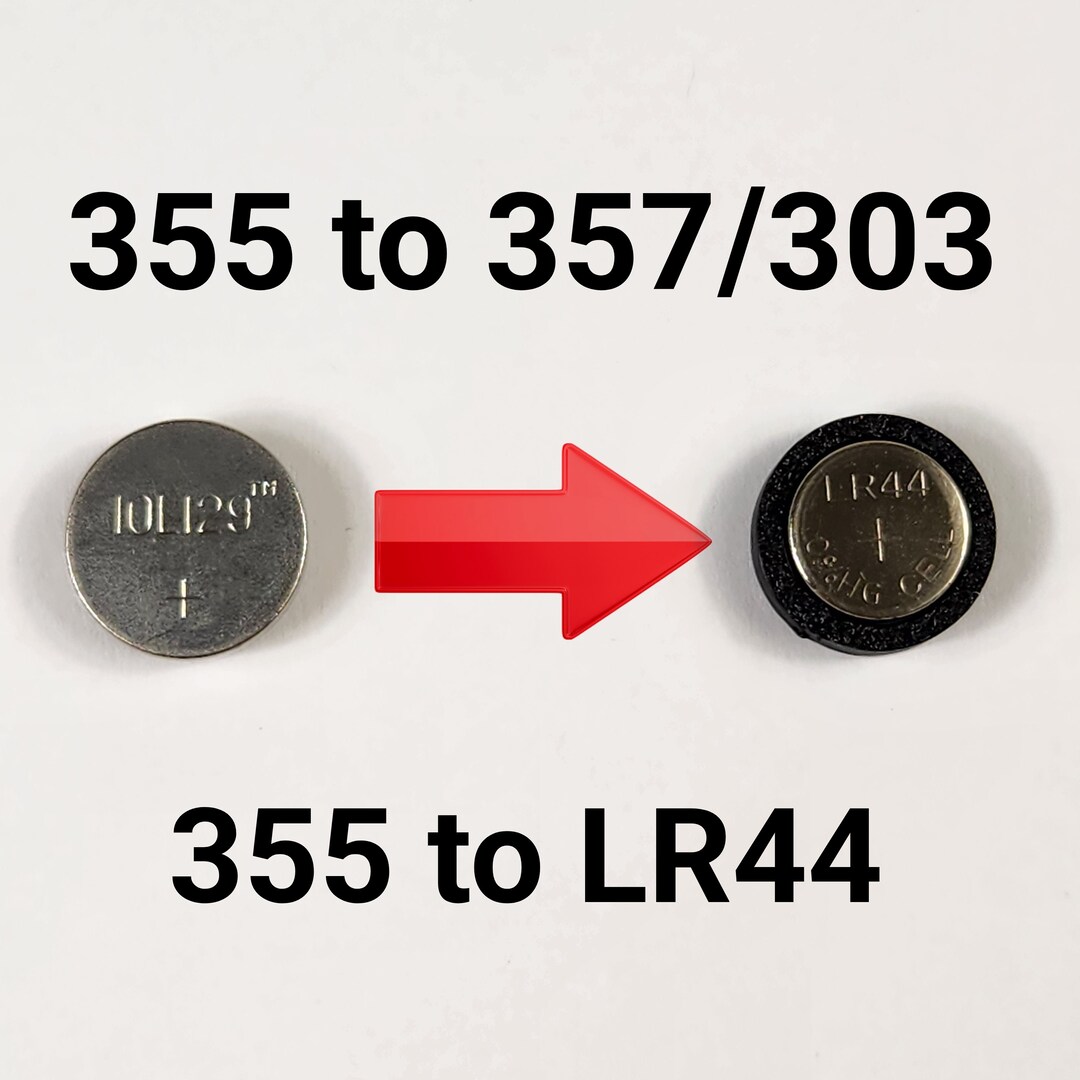 355 to 357 303 LR44 Battery Adapter Spacer Bushing Ring for LED ...
