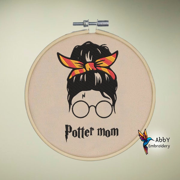 Potter Mom Embroidery Design / Embroidery File / Machine Embroidery / Potter Mom Embroidery / Potter Mom Ricamo / Embroidery Designs.