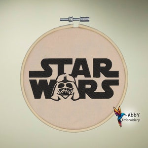 Star Wars Darth Vader Embroidery Design, Machine Embroidery, Star Wars Darth Vader Embroidery, Star Wars Ricamo, Embroidery Designs.