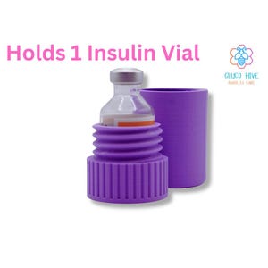 2er-Pack Insulinfläschchen-Halter für 10ml – Kompaktes & Robustes Etui für Diabetesbedarf – Reisebereiter Insulin-Organizer