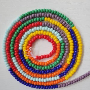 Chakra Waist Beads, Gemstone Waist Beads, Chakra Set, Removable Waist Beads, Colorful Waist Beads, Tie on Waist beads, Permanent Waist Beads