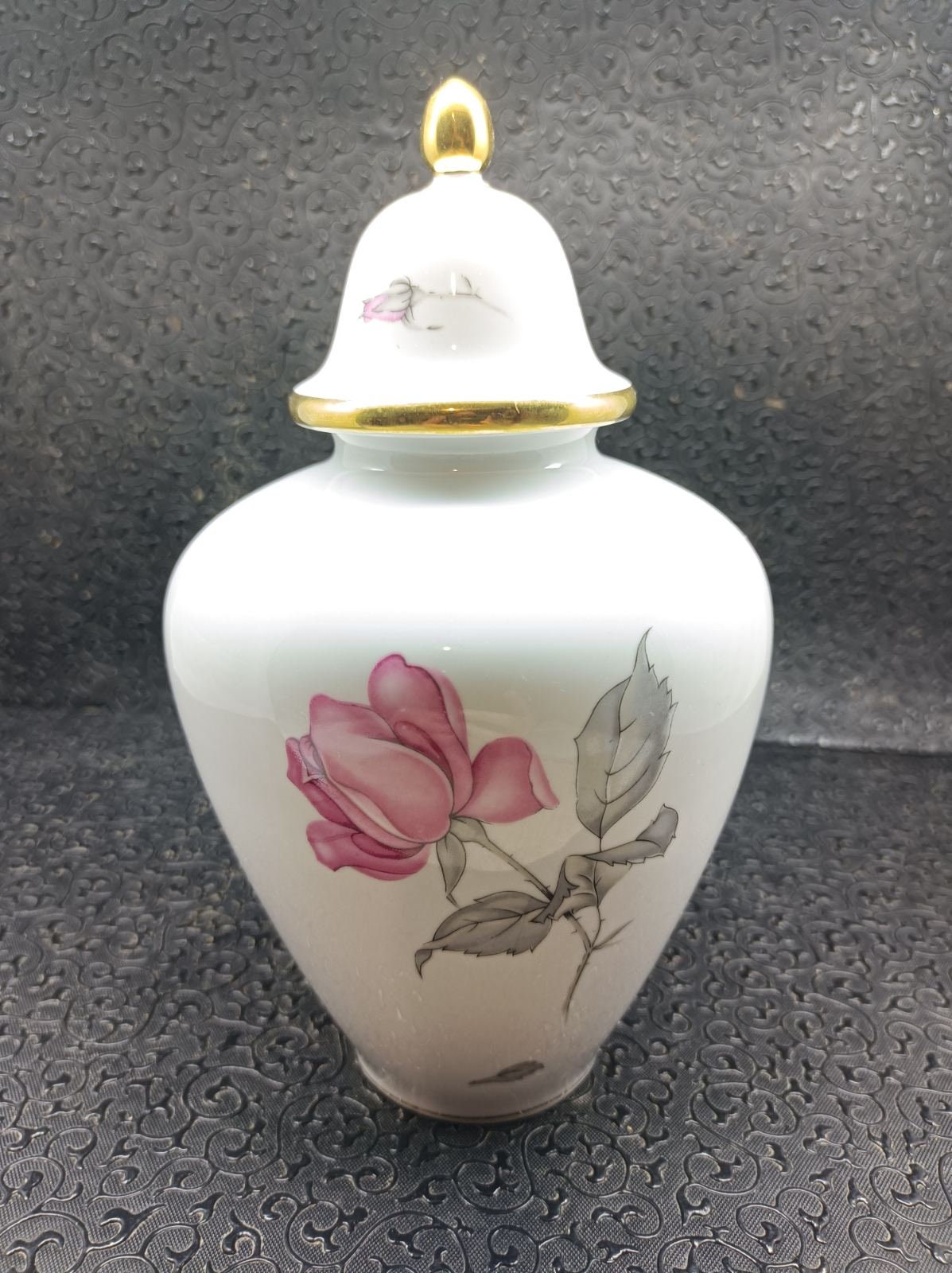 КПМ Ваза амфора с крышкой, бело-глазурованный фарфор, 60-е гг. - Etsy