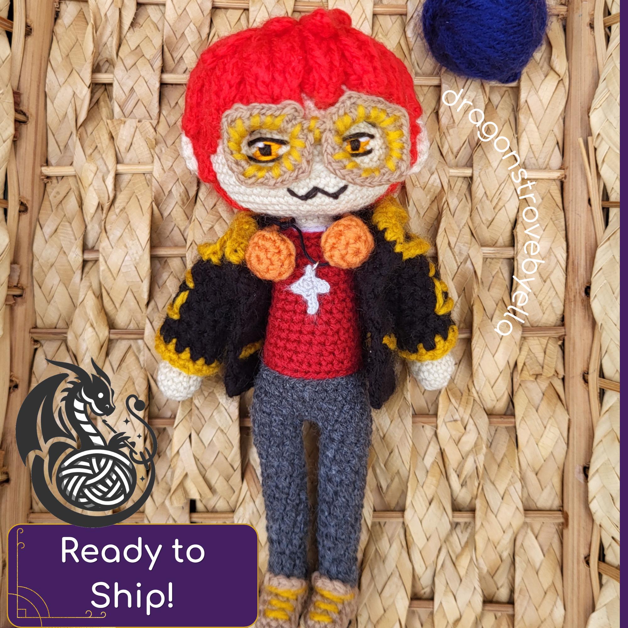 707 Mystic Messenger Figure - 7 Inch Handmade Crochet Figurine - Etsy