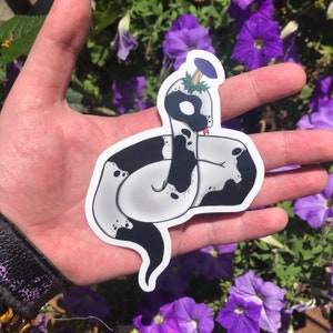 Mushroom Snake Sticker