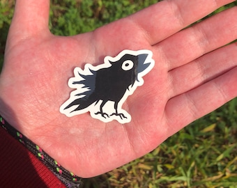 Screaming Crow Sticker