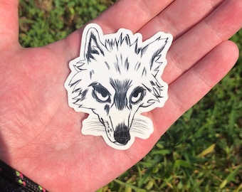 Wolf Head Sticker