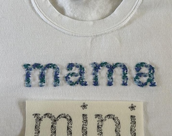 Floral Mini Embroidery Pattern | digital embroidery | hand embroidery pattern | diy embroidery | floral embroidery pattern / mom and me