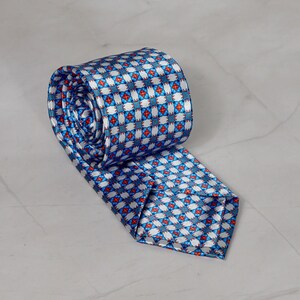 Tie Birthday Floral Tie Handmade Colourful Tie Father's Day Gift for Him Anniversary Graduation Tie Unique Debonair London Tie Polyester